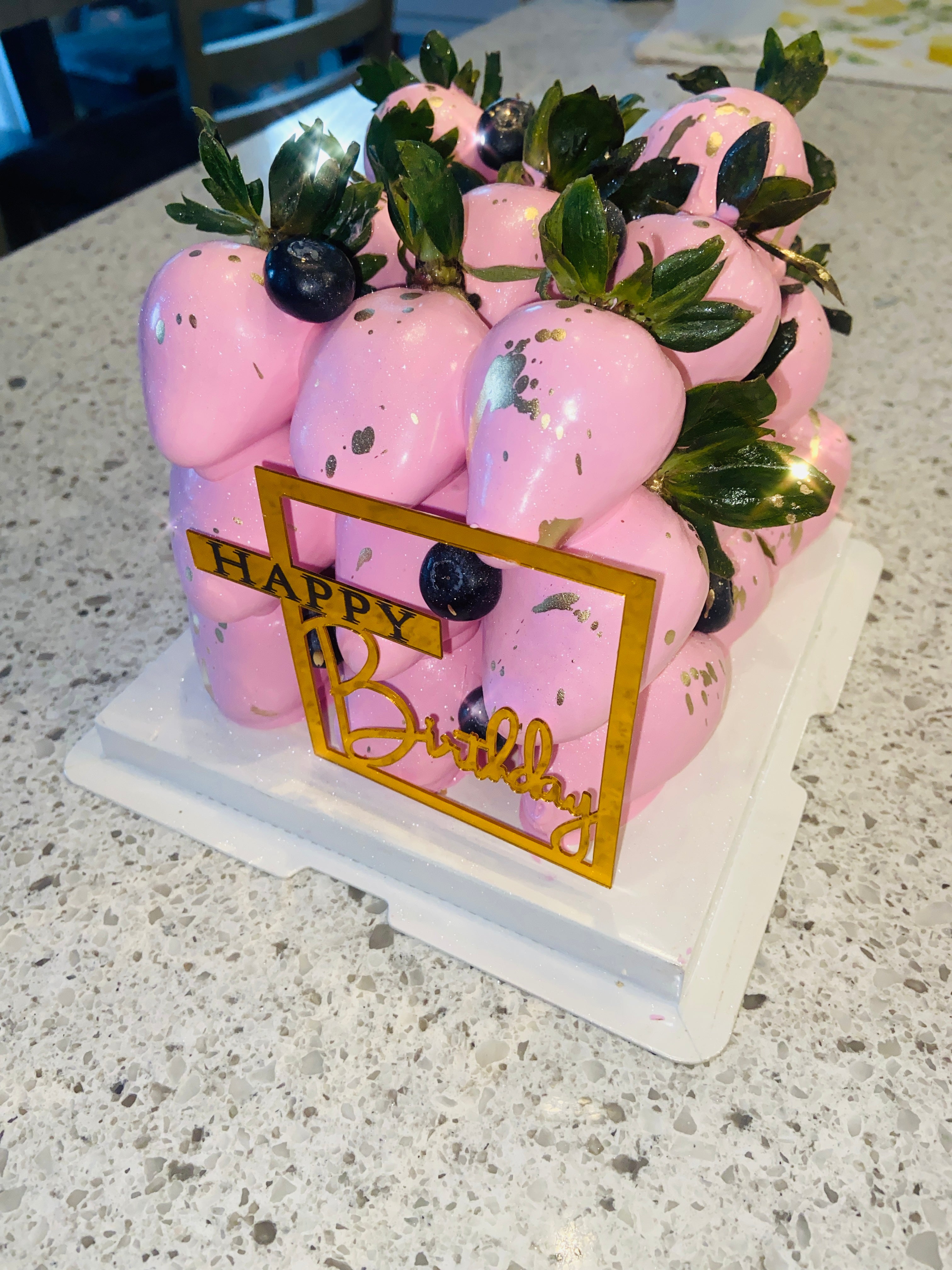 Stacked Strawberry “Cake”