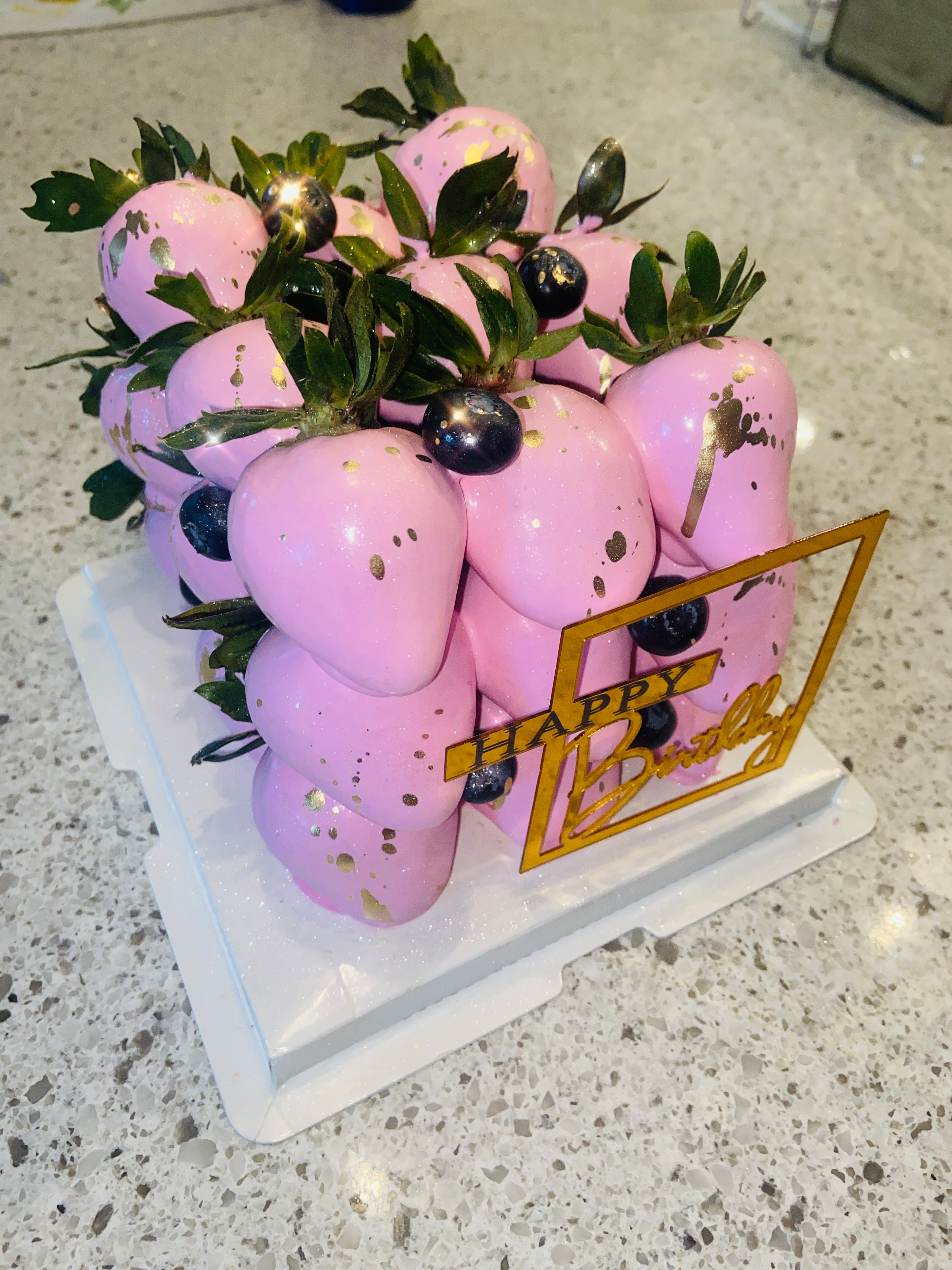 Stacked Strawberry “Cake”