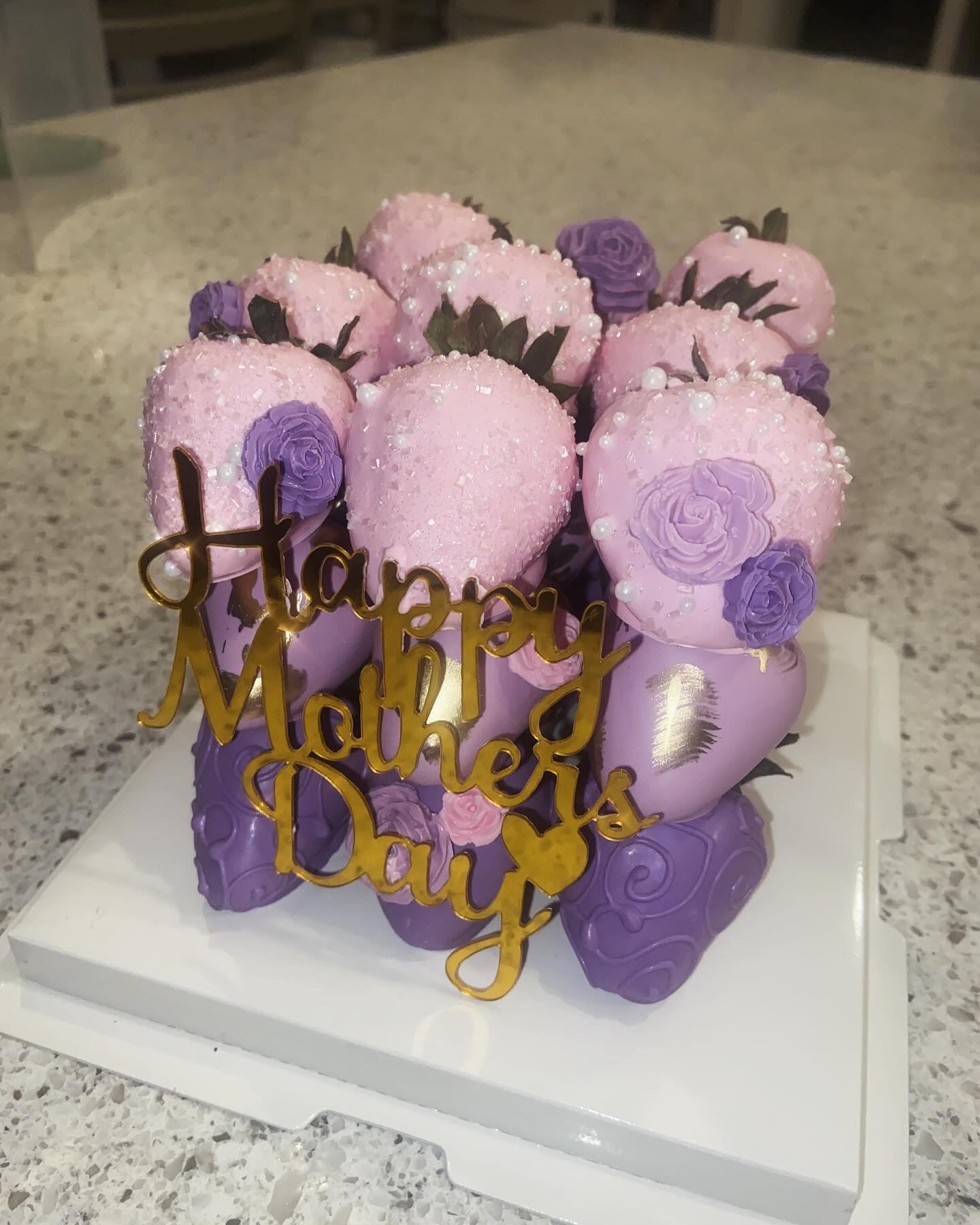 Stacked Strawberry “Cake”